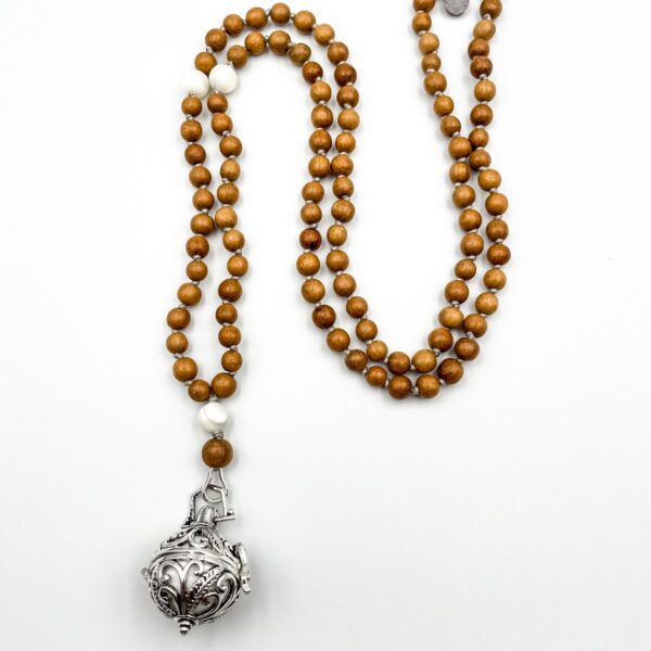 Kalesi's Duft und Klang Mala IN SILBER